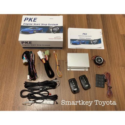 BỘ START STOP SMARTKEY PKE ĐỀ NỔ TỪ XA CHÍNH HÃNG LẮP XE TOYOTA